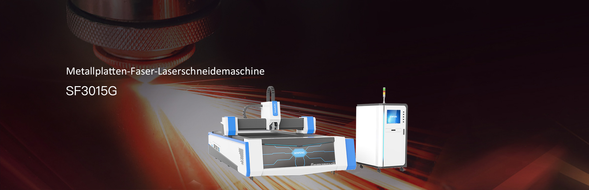 Aktualisiert Stahl Laserschneidmaschine SF3015G3