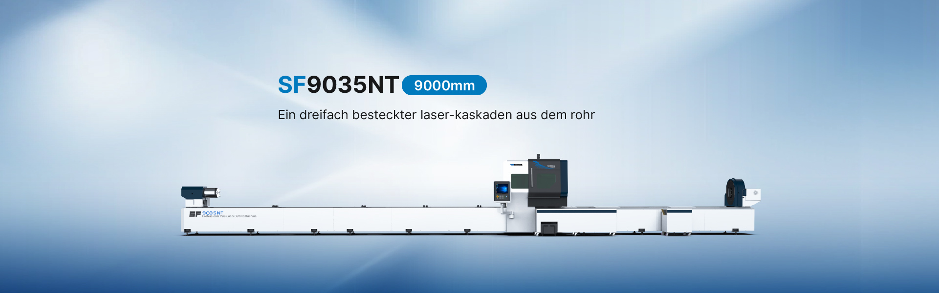 Null-Tailing Rohr-Laserschneidemaschine SF9035NT