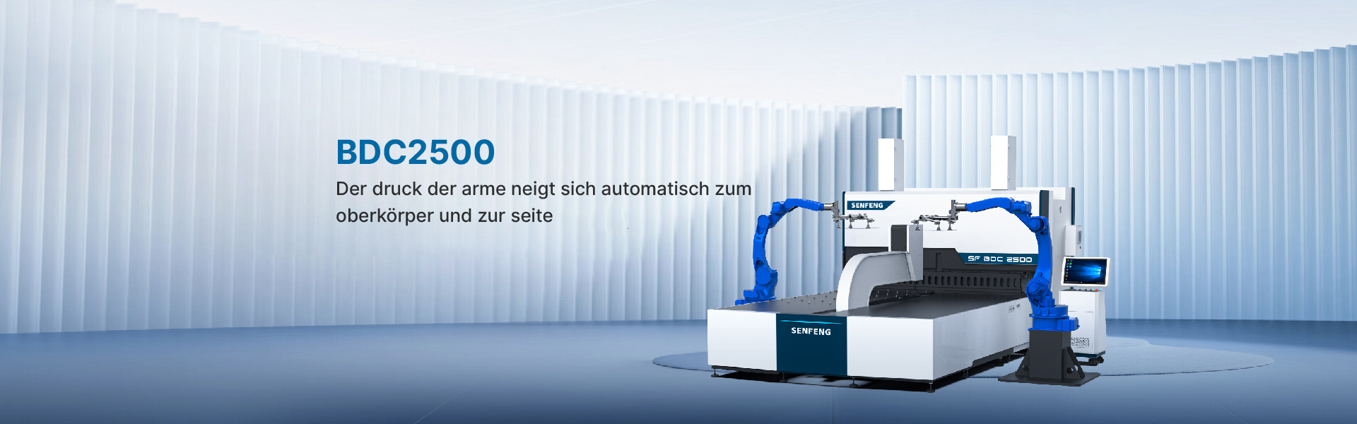  Automatischer Plattenbieger zum Be- und Entladen nach unten BDC-2500