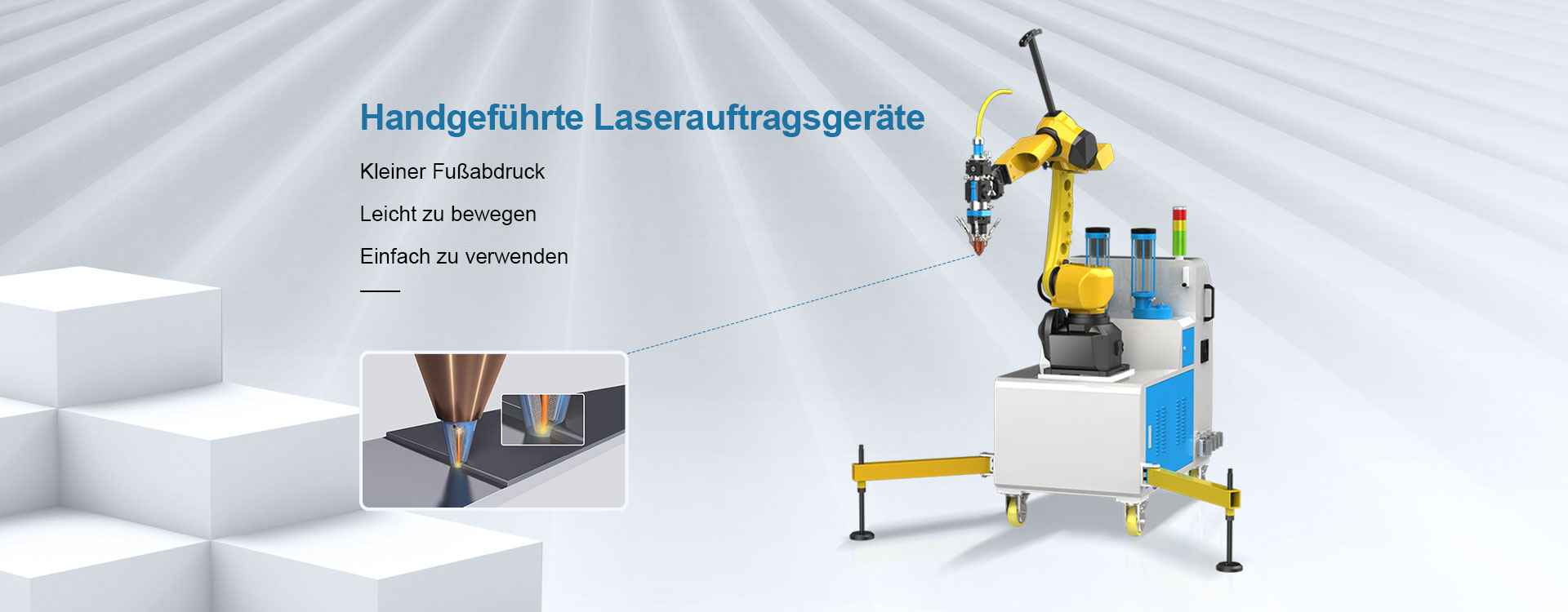 Mobiles Roboter-Laserverkleidungssystem