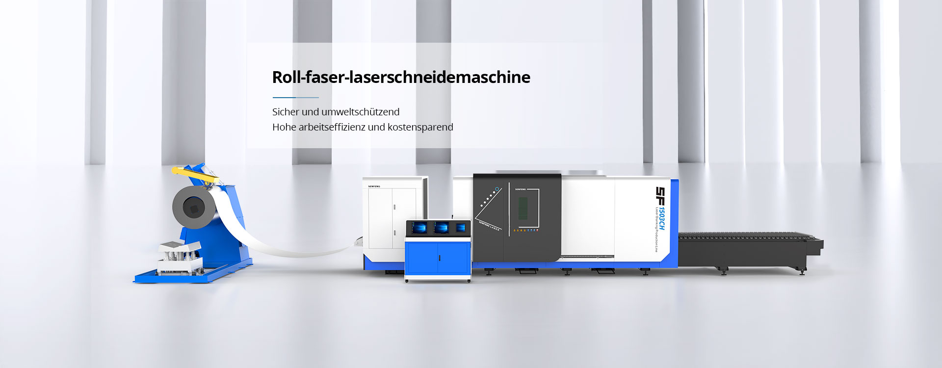Roll-Faser-Laserschneidemaschine