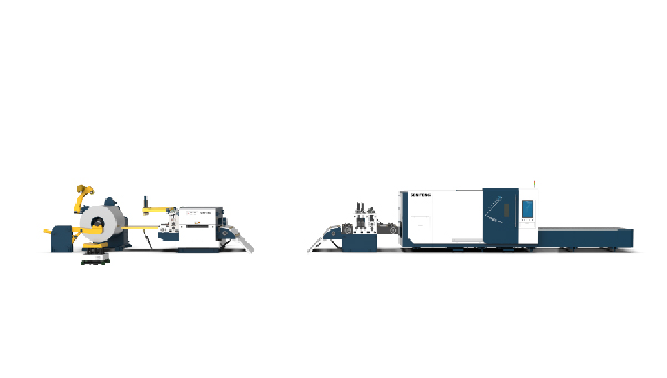 1503CLH-Laserschneidmaschine mit Aluminiumspulenzuführung